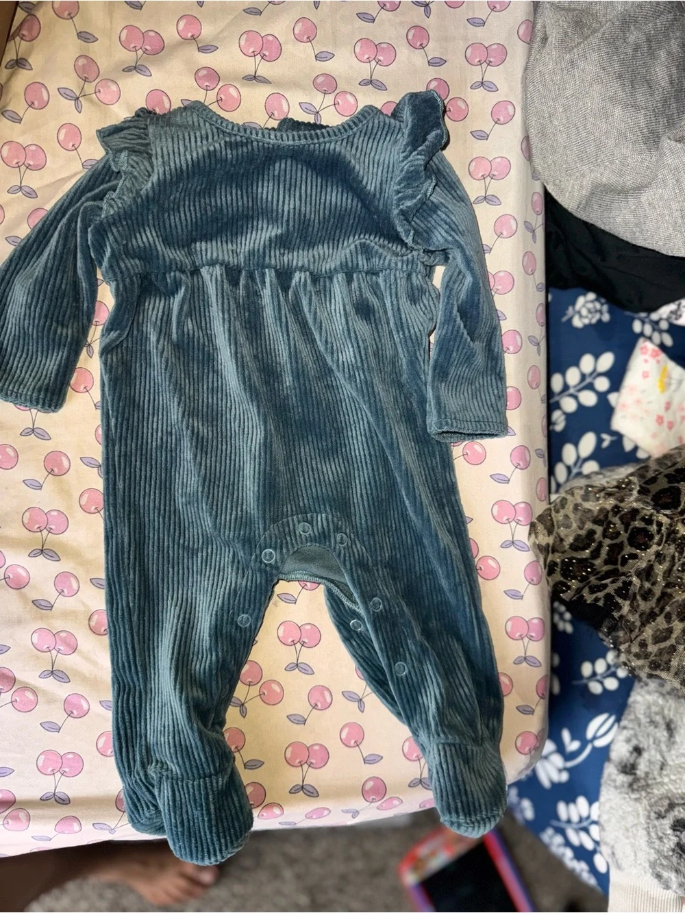 Mud Pie Baby/Toddler Jeans in Dusty Blue Wash